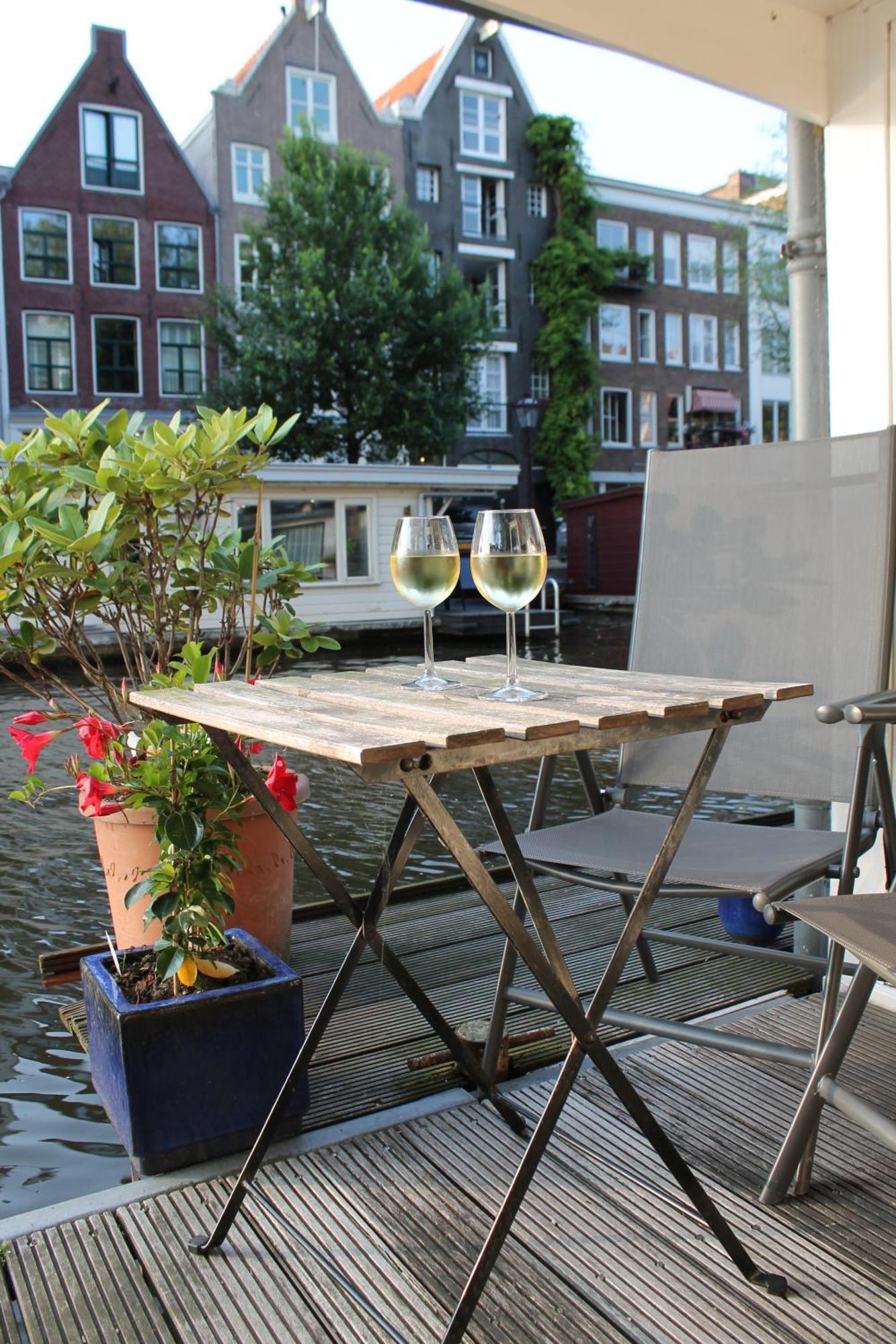 Bed and Breakfast Houseboat Orpheus Ámsterdam Exterior foto